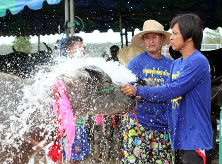 A post-race cool down is always welcome.