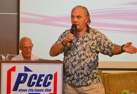 PCEC member John Fishback announces that he is organizing a new special interest group called Stay Healthy in Pattaya. The group will meet periodically to share ideas and information for a healthy life.