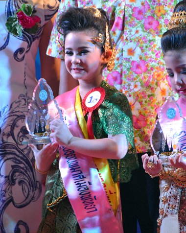 The little winner of the Pattaya Nong Noppamas contest.