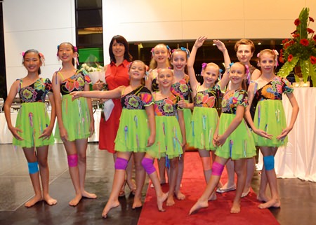This young team of lively dancers from the Russian Roskinka Ballet School was part of the fabulous entertainment.