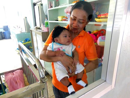 The staff treats the babies as their own.