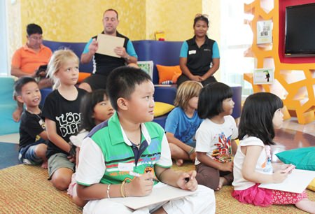 Children on vacation enjoyed two fun-filled days of English-language activities.
