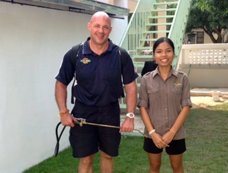 A big thanks to Carl and Min from ‘Creepy Crawly Pest Control’.