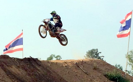 A motocross event was also held on the shore-side of the lake.