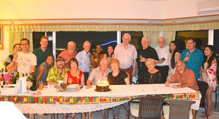 David Rubenstein and his lovely wife Alex host members of the Pattaya City Expats Club for David’s 75th birthday party.
