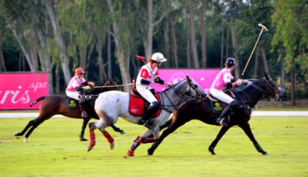 Paisano Dragons and Maple Leafs battle for supremacy in the polo final.
