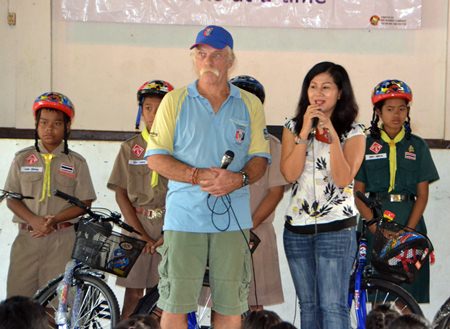 Noi Emmerson, Pattaya Sports Club charity chairperson speaks of the PSC’s dedication to charity for underprivileged children.