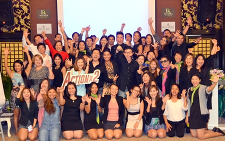 The Riviera Group Pattaya gathered 40 real estate salespersons to attend the marketing seminar at the D Varee Jomtien Hotel on May 12.
