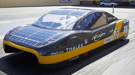 Solar car for sunny days.