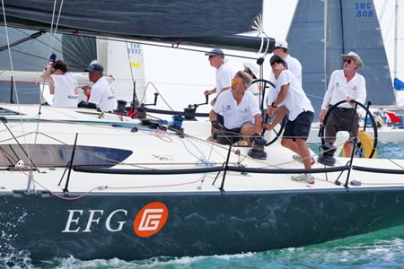 EFG Mandrake was competing in the Top of the Gulf Regatta for the first time.