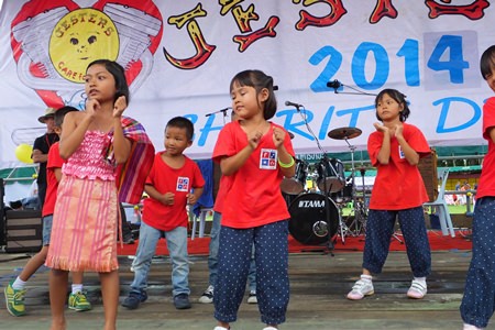 Project children perform on stage at last year’s Children’s Fair.