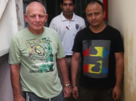 American Paul Alan Shapiro (left) and Indian Pan Singh (right) have been pardoned, although Shapiro will be deported to the USA to face further charges.