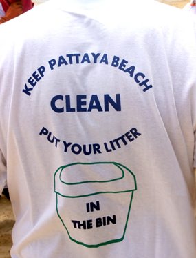 Bob models a T-shirt displaying a message everyone can endorse.