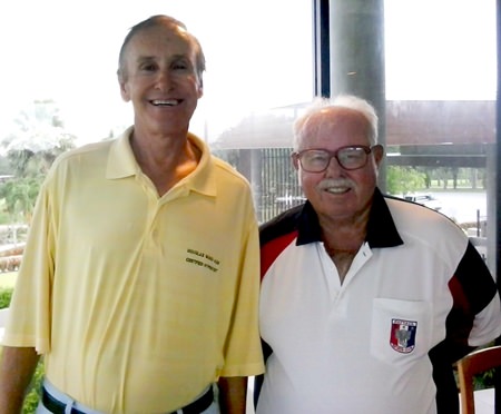 Doug Maiko (left) with Dave Richardson.