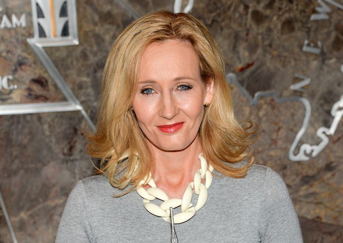 Author J.K. Rowling is shown in this April 9, 2015 file photo. (Photo by Evan Agostini/Invision/AP)