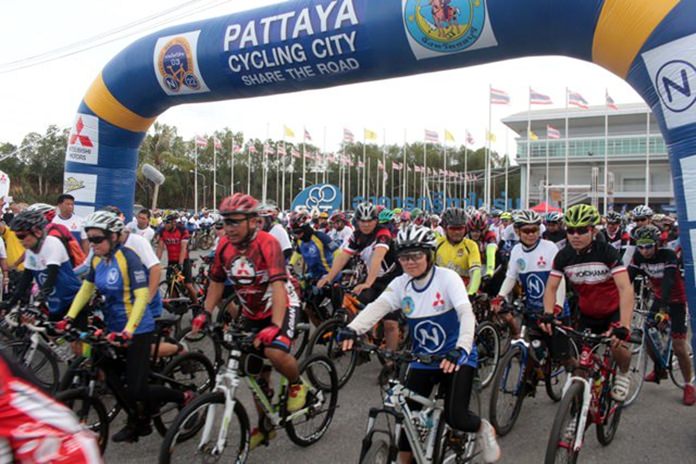 More than 2,500 bicyclists hit the road May 22 for the latest Nation Bike event in Pattaya.