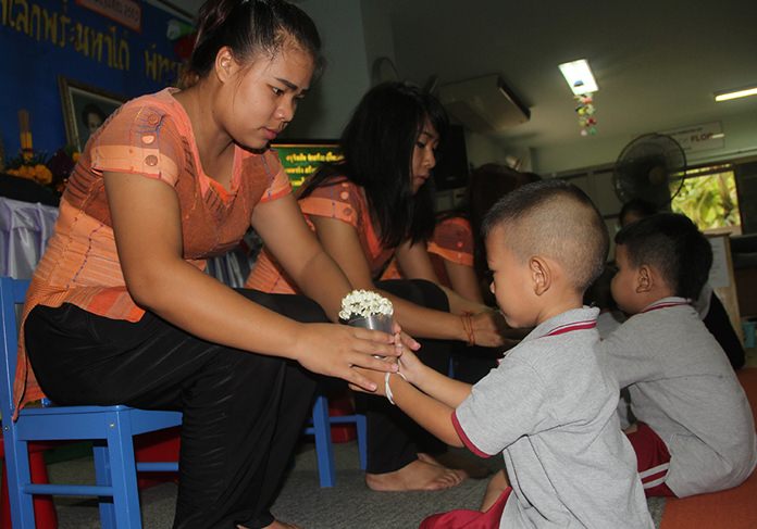 Wai Khru at the Father Ray Day Care Center.