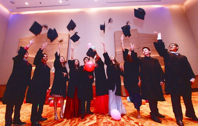 IB graduates celebrated recently with a dinner at the 5-star Movenpick Siam Hotel in Pattaya.