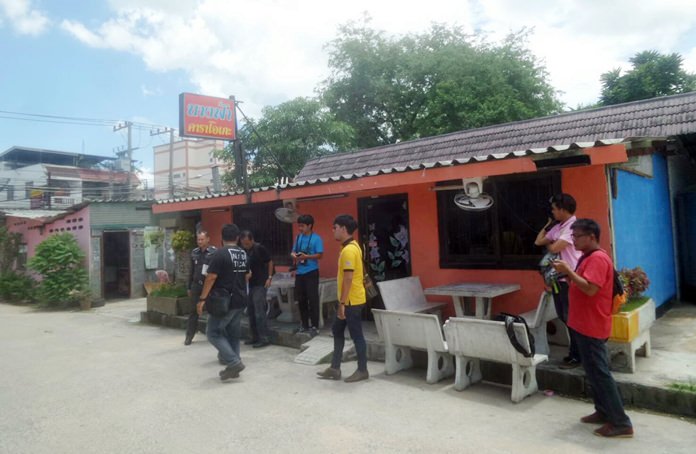 A senior investigator for Provincial Police Region 2 in Chonburi was suspended amid allegations he framed the owner of this Pattaya karaoke bar and demanded a bribe to make the case go away.