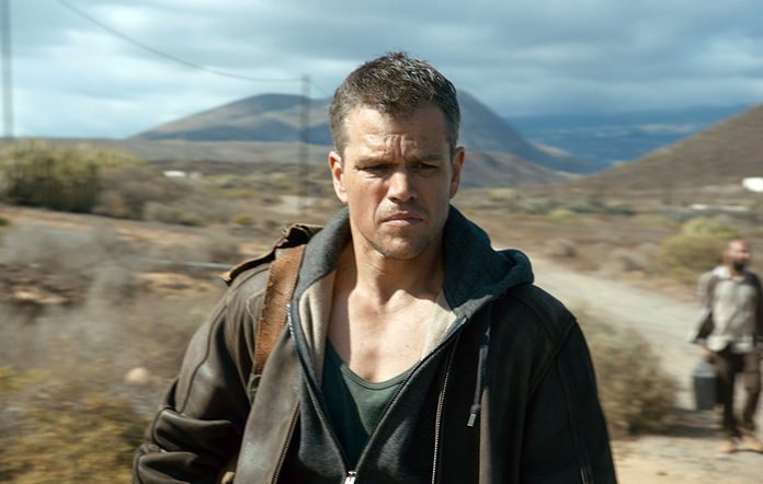 Matt Damon is shown in a scene from “Jason Bourne.” (Universal Pictures via AP)