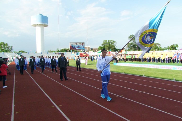 Students from across Thailand converged on Chonburi to complete in 20 different sports the 19th Sammook Games.