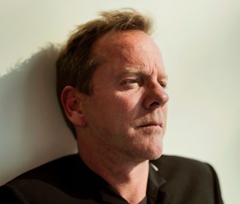 Actor and singer Kiefer Sutherland poses for a photo during an interview in New York to promote his debut album, “Down in a Hole”. (AP Photo/Julie Jacobson)