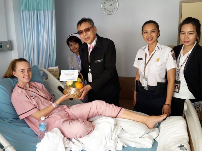The Pattaya Tourist Assistance Program and the city’s police department reached out to victims of the Mother’s Day bombings in Hua Hin to show that all of Thailand wants to lend its support.