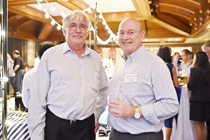 Frank Holzer, Executive General Manager at MHG, and Graham Macdonald MBE, chairman of the SATCC.