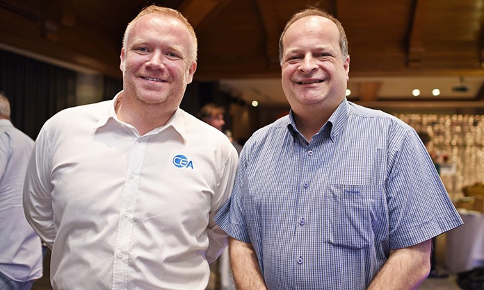 Earl C. Brown, Marketing and Communications Manager at CEA Project Logistics, and Greg Watkins, Executive Director at the British Chamber of Commerce Thailand.