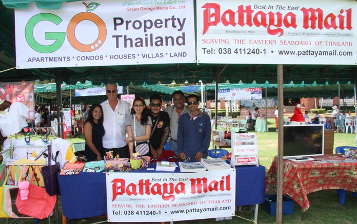 The Pattaya Mail booth welcomes one and all.