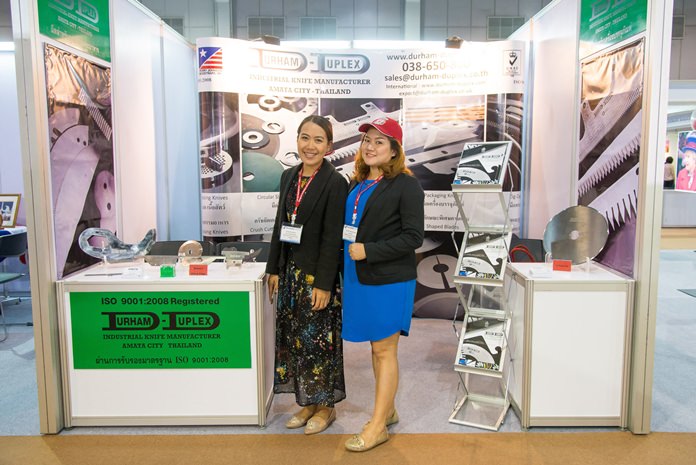 Durham Duplex ready for business at Thai-UK 2016. Transferring Sheffield’s great tradition of blade manufacture to Thailand, Durham Duplex (SEA) Limited’s factory was established in 2008 in the Free Zone of Amata City Industrial Estate, Rayong.