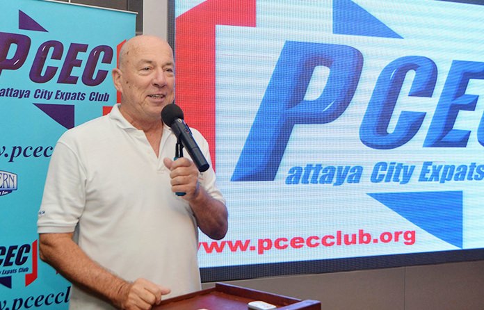 MC Roy Albiston conducts the PCEC’s Open Forum where Expats have the opportunity to ask questions, give answers, or comment on Expat living in Pattaya.