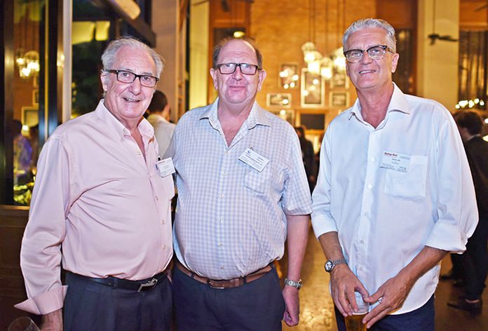 Dr. Iain Corness, Paul Whyte, Managing Director of Automator (Thailand) Ltd., and Joachim K.P. Klemm, international business and marketing at Green Orange Property Thailand.