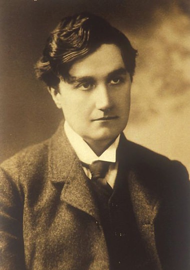 Vaughan Williams as a young man.