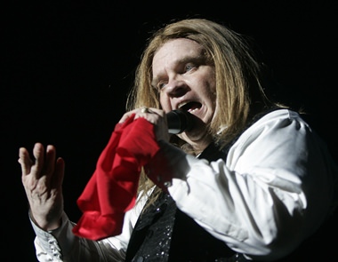 Rock star Meat Loaf is shown on stage in this June 12, 2007, file photo. (AP Photo/Kai-Uwe Knoth)