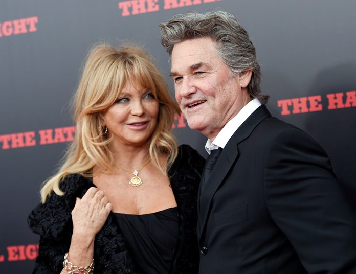 Actors Goldie Hawn and Kurt Russell are shown in this Dec. 14, 2015, file photo. (Photo by Evan Agostini/Invision/AP)