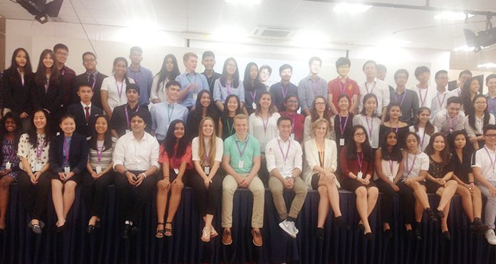 More than 60 students from 15 British international schools attended the FOBISIA conference.