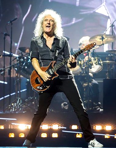 Brian May, 69 years young and still rockin’ with the best.