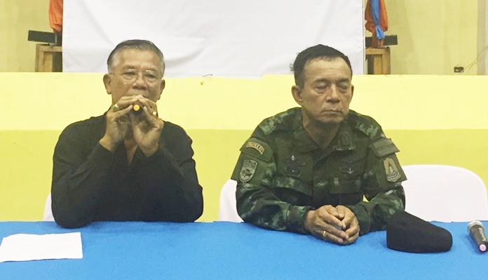Lt. Saniban Saendee, head of the National Council for Peace and Order in Banglamung District, said the military is willing to cooperate and work with the boat vendors as long as all their vessels are removed by Nov. 1.