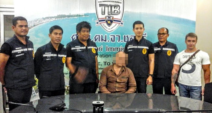 Viachesfav Fillippov, 47, was apprehended Oct. 28 by Chonburi Immigration officers.
