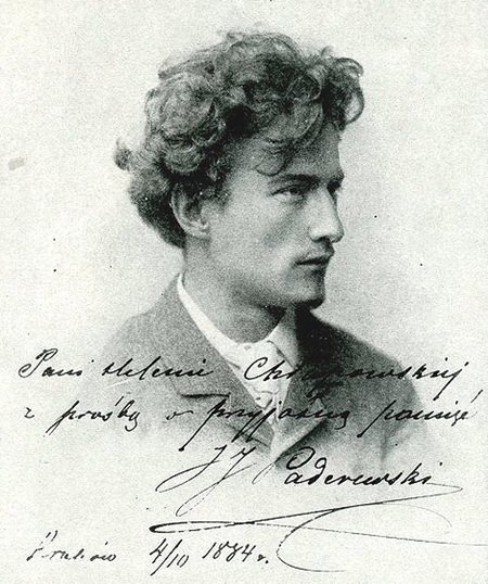 Ignacy Jan Paderewski at age twenty-four.