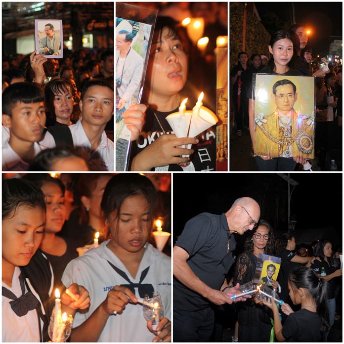 People from all walks of life came together to mourn and take the oath of allegiance to His Majesty King Bhumibol Adulyadej pledging to dedicate their lives in the service of the country.