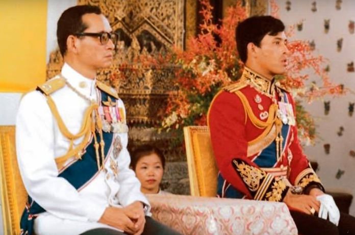 Father and Son officiate a royal ceremony.