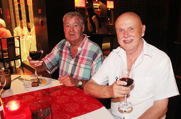 Some happy faces of those who attended the recent George Wyndham Wine experience at the Mantra Restaurant.