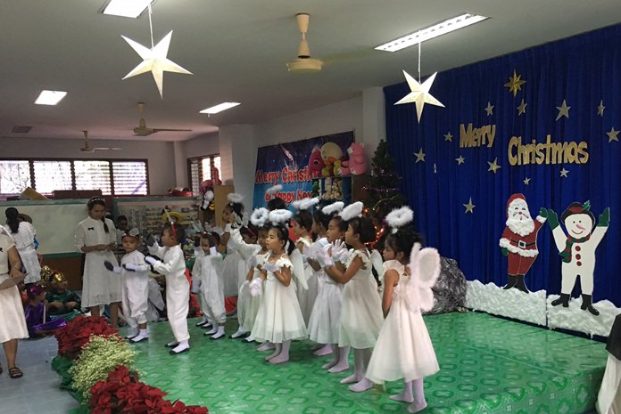The performances ensued with the nativity enactment by the children.