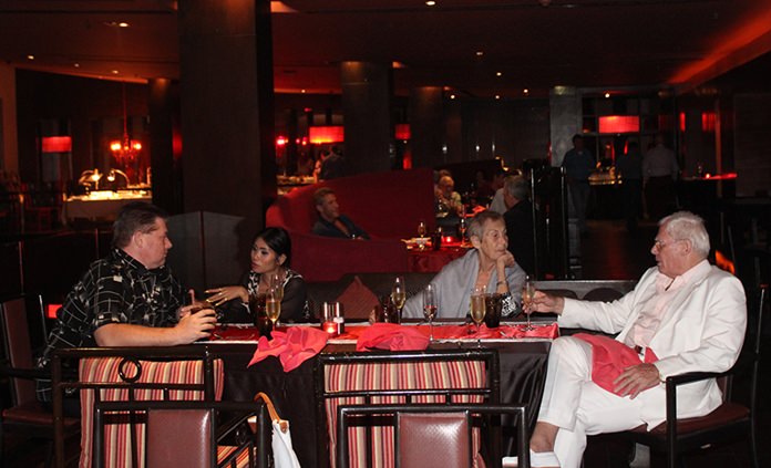 The convivial atmosphere at Mantra created a perfect start to the weekend.