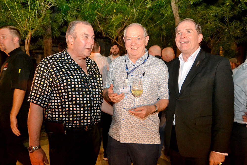 (L to R) Rene Pisters, GM of Thai Garden Resort and Hotel Pattaya, Hans Werner Vogt of AHK Thailand, and Rob Rijnders, Area General Manager at Amari Hotels.