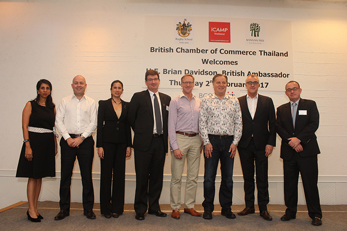 Members of the board for the BCCT and sponsors join His Excellency for a group photograph.