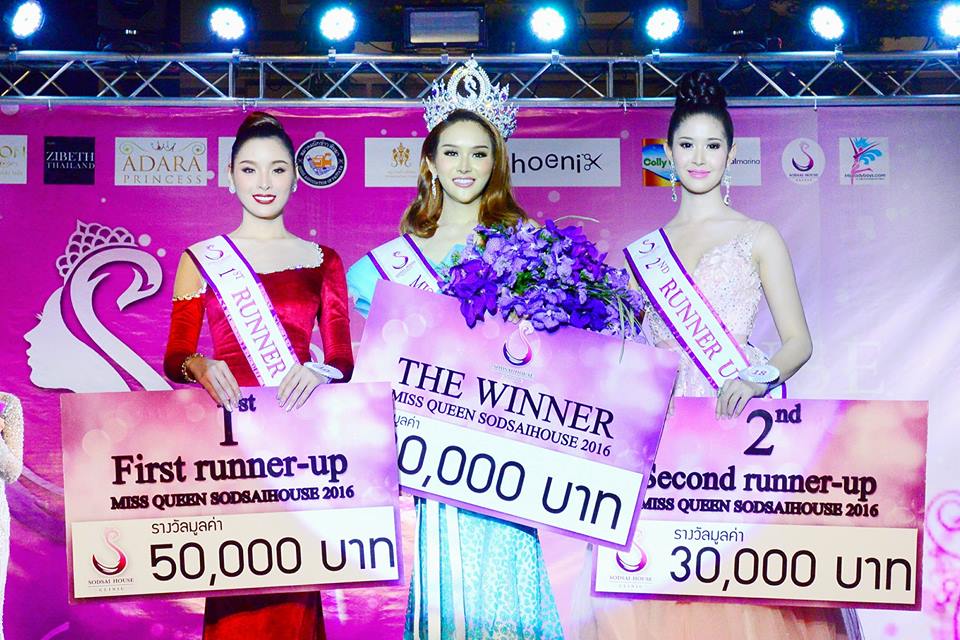 Ponchanate “Barbara” Gaterasamichoat, 26, placed first in the Miss Sodsai Home pageant to claim 80,000 baht cash and another 400,000 baht in prizes at the Feb. 18 pageant at Central Marina shopping mall.