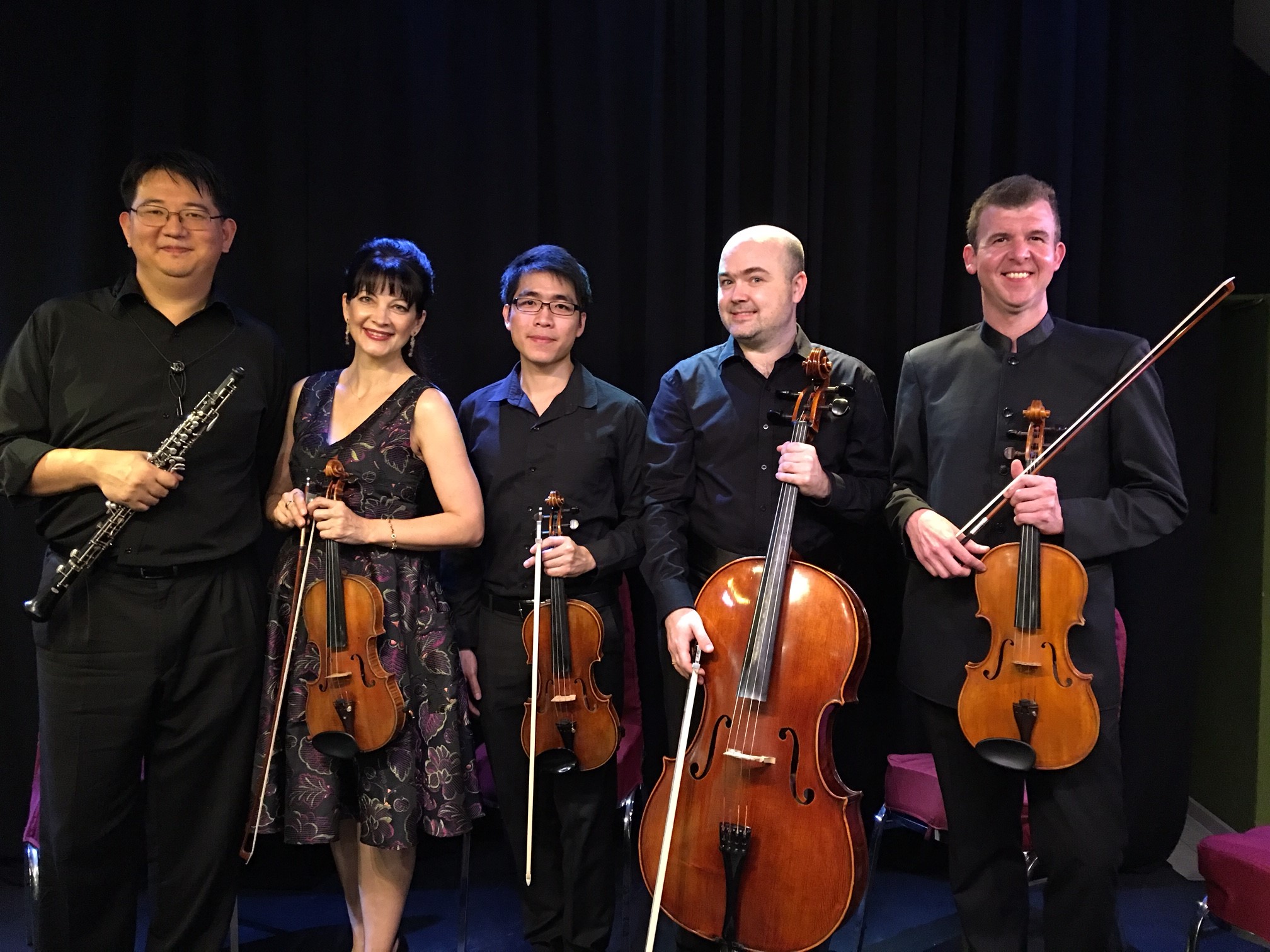 From left: Cooper Wright, Inga Causa, Mahakit Leardcheewanan, Marcin Szawelski and Danny Keasler. (Photo: Ben Hansen)